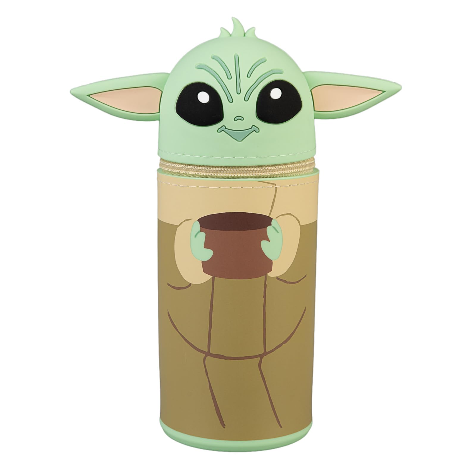 Grupo Erik School Pencil Case - Grogu Star Wars Gifts | Expandable Pencil Cases, Back to School Supplies, Office Stationery Supplies | Star Wars Stationery Gifts