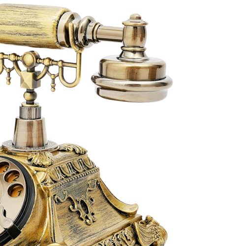 Teléfono vintage con disco giratorio estilo antiguo miniatura 7