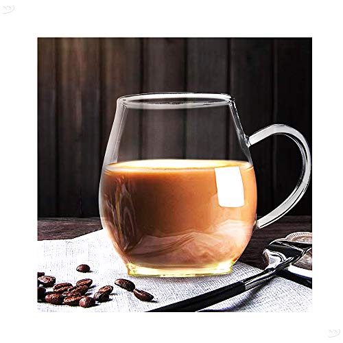 Taza de vidrio para té y café de 16 oz miniatura 4