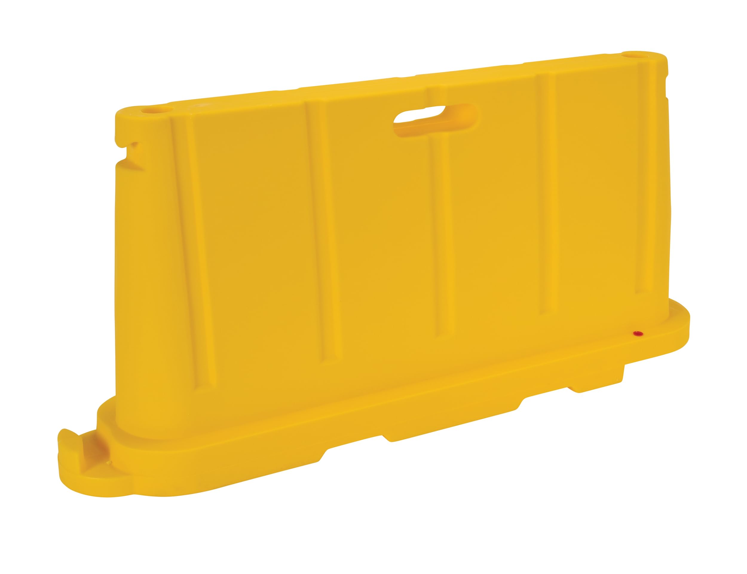 Vestil BCD-7636-YL Polyethylene Stackable Barricade 76-1/2 in. x 16 in. x 36 in. Yellow