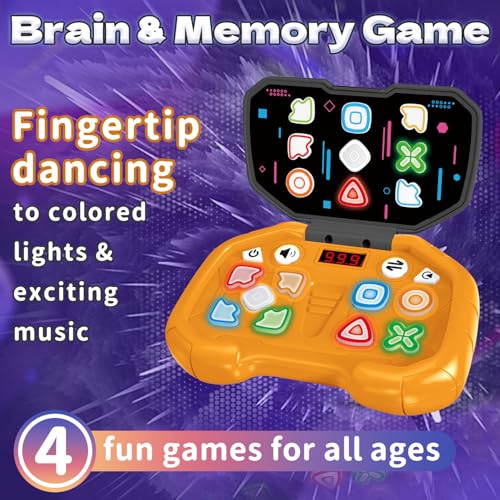 image for Intoypad Fast Press Puzzle Game for Kids Age 3-12, Light Up Brain & Me