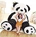 Oso Panda Chino Peluches Suaves Muñeca Regalo Gigante Grandes Animales de Peluche Peludo Panda 130CM