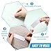 Chinco 50 Pack Clear Adhesive Pockets, Labels for Storage Bins, Plastic Self Adhesive Index Card Holder with Top Open for Organizing Bins Box Drawer(1.2 x 3.35 Inches)