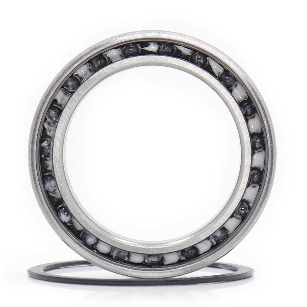 AERBNYEQP 6806 Hybrid Ceramic Bearing 30x42x7 mm ABEC-1 1PC Bicycle Bottom Brackets Spares 6806RS Si3N4 Ball Bearings