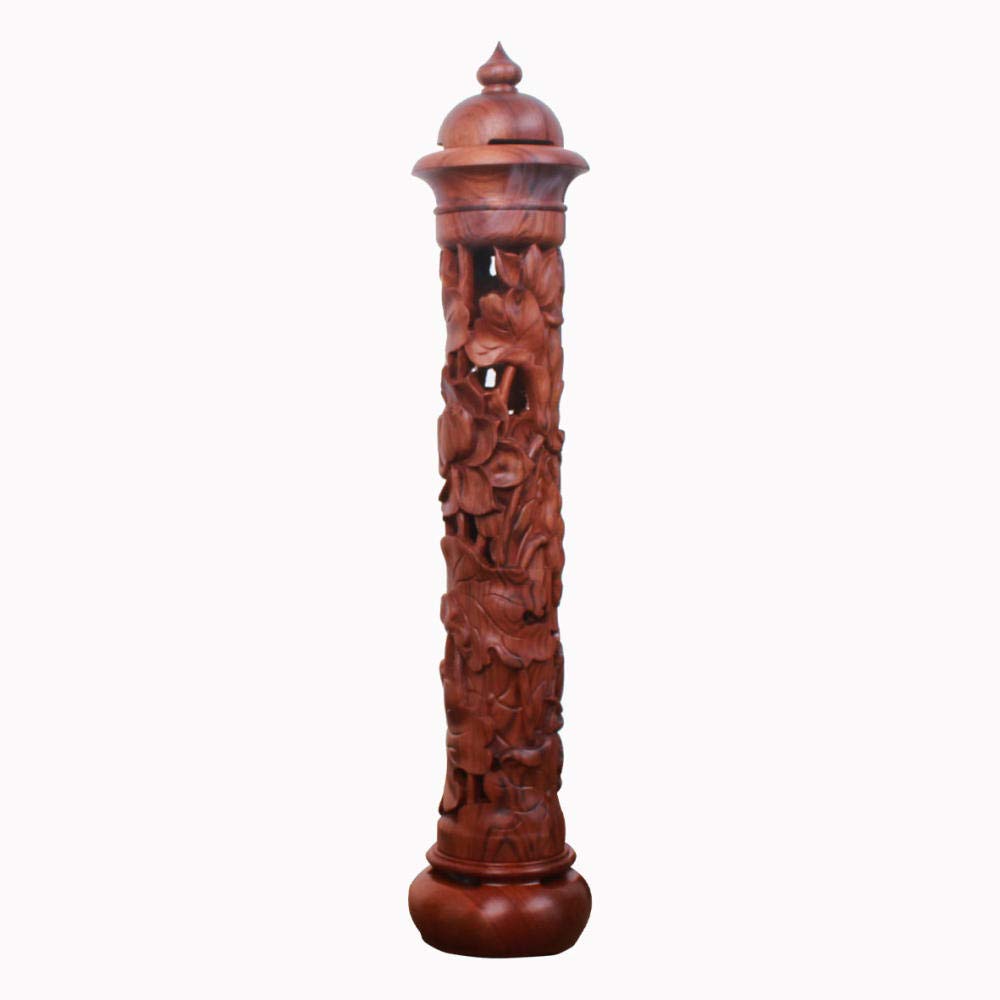 BEPM Räucherstäbchen Halter Räucherwasserfall Rückfluss Räuchergefäß Vertikaler Redwood Massivholz Weihrauchbrenner Holz Für Weihrauchstäbchen 29Cm Wohnzimmer Stick Weihrauchbasis-B.