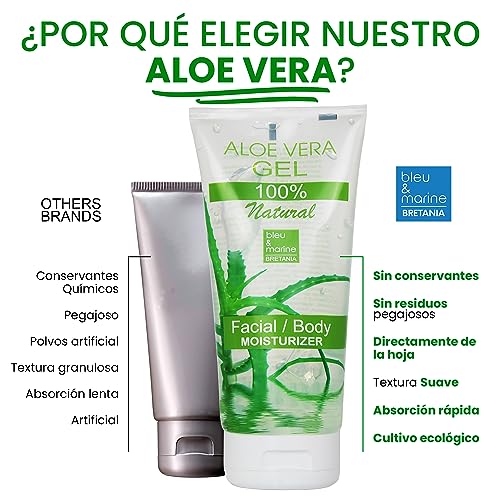Gel de Aloe Vera Puro 100% Natural | Hidratante y Regenerador de Cabello y Piel | Fórmula Vegana y Cruelty-Free | Ideal para Post-Depilación y After Sun 500 ml - imagen 4