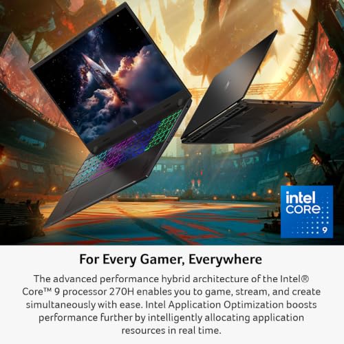 Image of Acer Nitro V Gaming Laptop - Intel Core 9 270H, NVIDIA RTX 5060, 16 inch 180Hz | WUXGA IPS (1920x1200) | 16GB DDR5 | 1TB Gen 4 SSD | Killer Wi-Fi 6 | 4-Zone RGB Backlit Keyboard | ANV16-I31-97P6