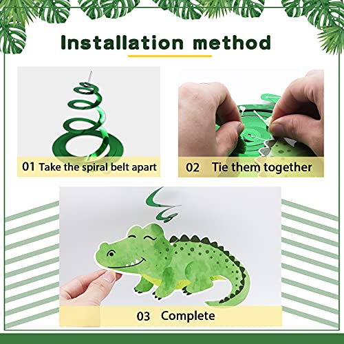 Jungle Animal Wild One Party Supplies Decorations 30 Pack Foil Ceiling Hanging Swirls Streams Party Banner Decor For Kids Adults Safari Birthday Celebrating Party Events Baby Shower Room Wall Decor #TOP6