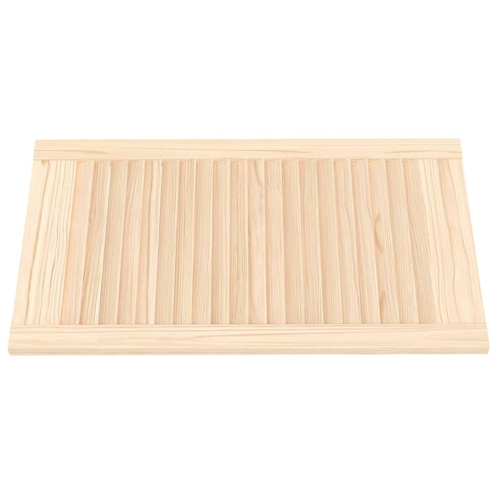SKM Puertas de Armario de Lamas 4 uds Madera de Pino 69x39,4 cm,Bricolaje,Accesorios de Bricolaje,Ferretería para armarios,Puertas de armarios,Marrón,6.2 kg,151126