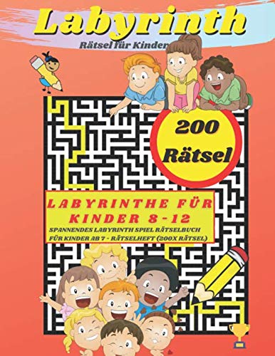 Labyrinth Rätsel für Kinder: Labyrinthe für Kinder 8-12 - Spannendes