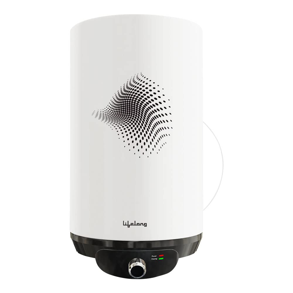 Buy Lifelong 15L Storage Water Heater Geyser 2Kw 5 Star Bee Rated Heater  With Glass Lined Tank,Heay Duty Anode Rod,Suitable For High-Rise Buildings,8  Bar Pressure (White,Llswh115),Wall Online at Low Prices in India -