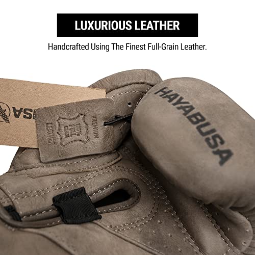 Image of Hayabusa T3 LX Italian Leather Boxing Gloves - Brown, 12oz