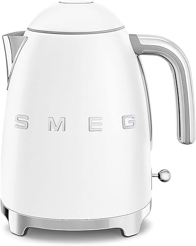 Miniatura 13 de SMEG KLF03NBUS - Hervidor de agua eléctrico estilo retro de los años 50 con apagado automático, base extraíble e indicador de agua, color azul