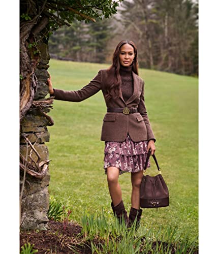 Lauren Ralph Lauren Floral Crinkle Georgette Miniskirt Purple Multi 163