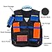 Bigib TAVEKI Tactical Vest Kit Compatible for Nerf Guns for Boys N-Elite Series with Foam Darts for Kids