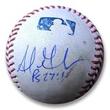 Adrian Gonzalez Signed Autographed Game Used Baseball Dodgers vs. Rockies w/COA - MLB Autographed Game Used Baseballs
