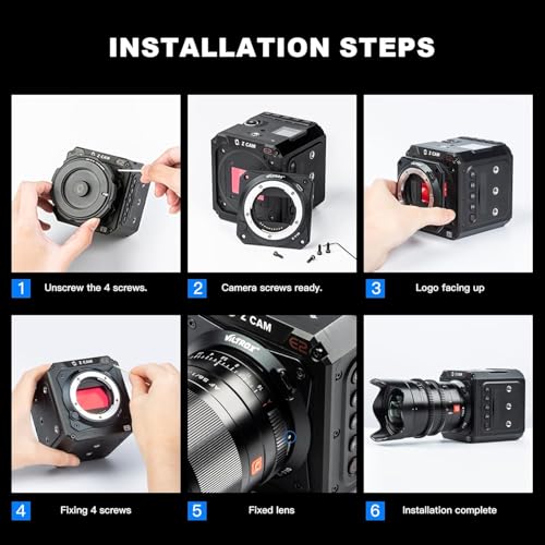 Bague VILTROX E-T10 II pour utiliser vos objectifs E-Mount sur boîtier E2-M4 sans jeu - 3