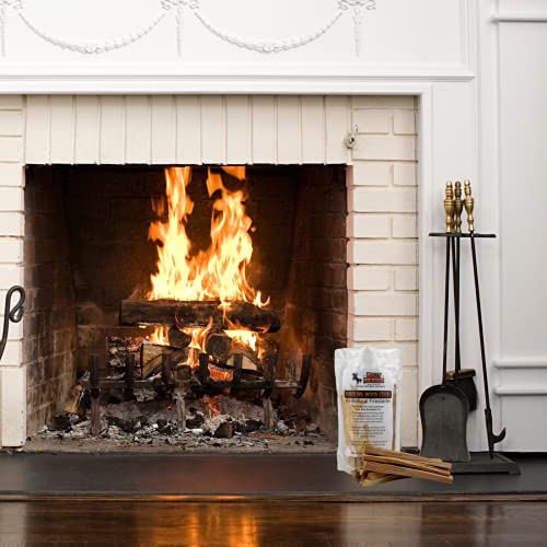 Billy Buckskin Co. Kindling Wood Sticks, Firewood Kindling Stick, Approx. 30 Kiln Dried Kindling Fire Starter Sticks per Bag, Fire Starter for Campfires, Firepit, Bonfires, Outdoor & Indoor Fireplaces