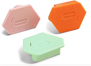 3PCS Magnetic Seam Guide for Sewing Machine, Multifunctional Polygonal Hemmer Guide with Scale, Magnet Hem Guide for Magnet Making Machines