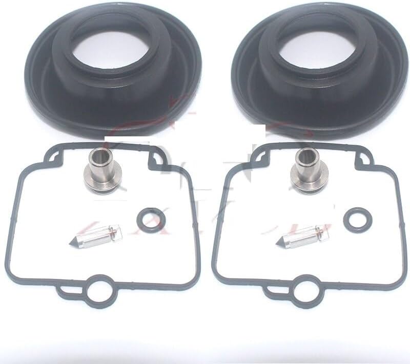 Carburetor Fuel System Repair Kit Plunger Diaphragm Compatible With 650 ATV 1992-2000 Fits F650 BST33 F 650(2 REPAIR KIT)