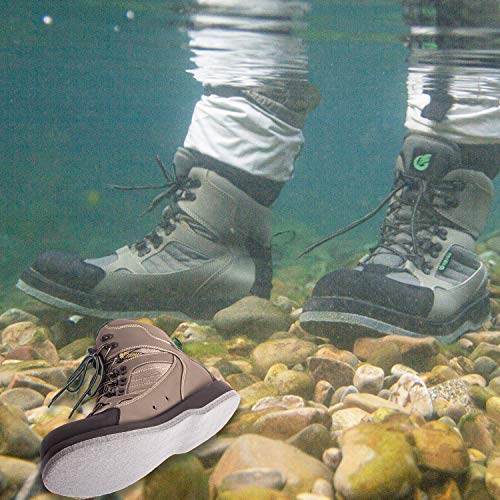 NEYGU Men&Women Breathable Quick-Dry Wading Shoes for Fishing and Hunting with Felt Sole, Used for Neoprene Stocking Foot Wader (12)