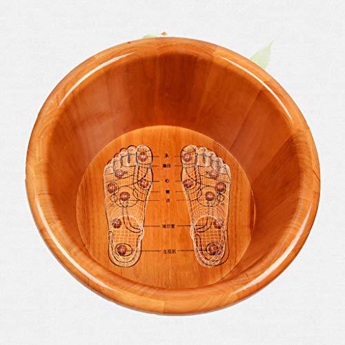 Cuenca de madera para pedicure y baño de pies con masaje miniatura 3