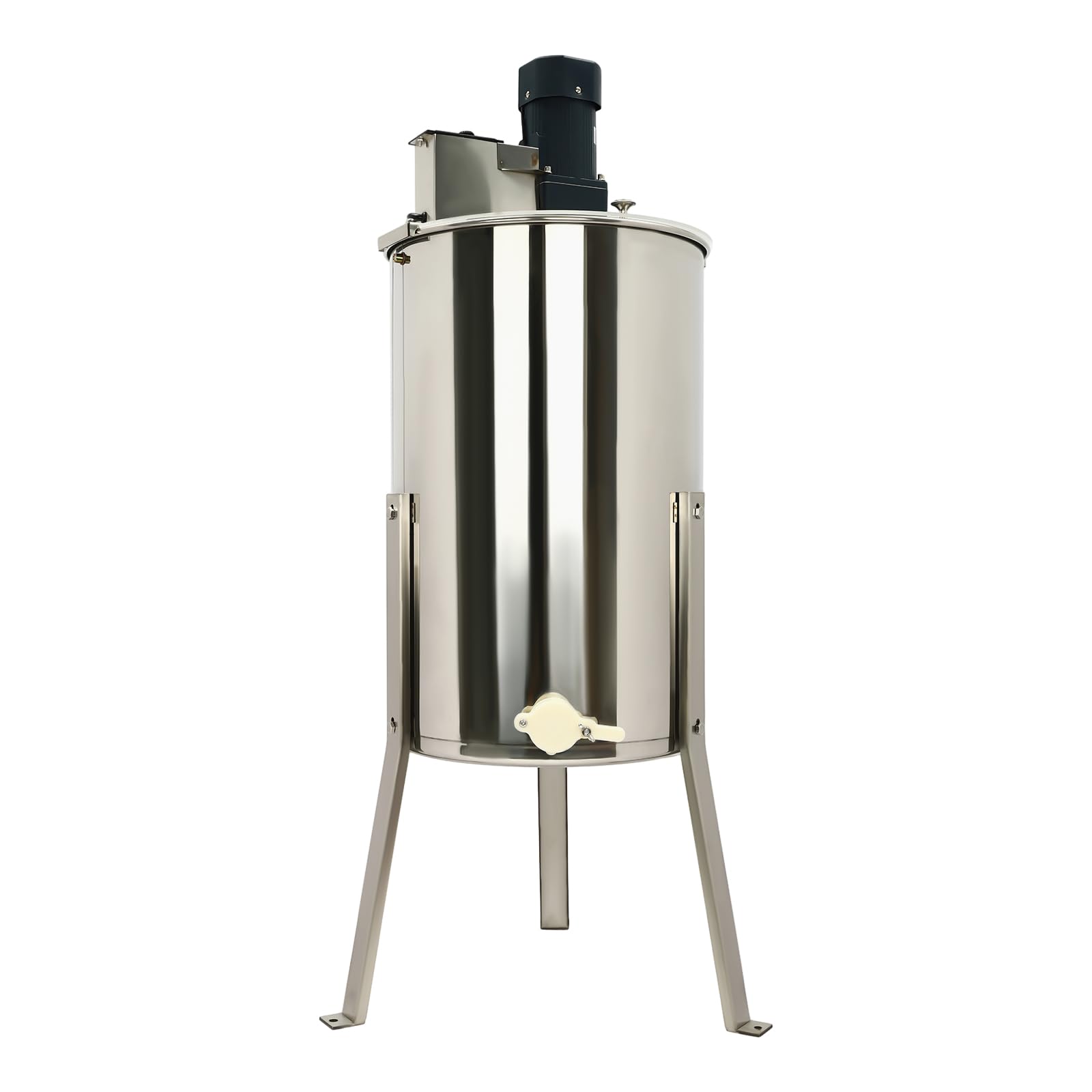 Essoreuse à miel électrique en acier inoxydable - 220 V - 140 W - Extracteur de miel professionnel - 4 cadres - Pour apiculteurs, apiculteurs, apiculture, apiculture, broyeuse à miel