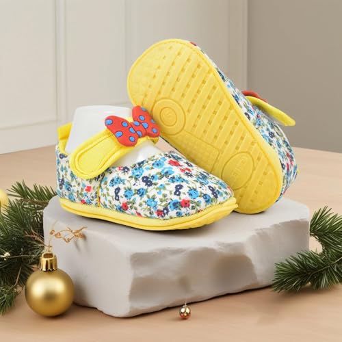 Image of Star Fish Baby Boys & Girls 3 TO 12 Months Skin Friendly Soft sole Comfortable & Breathable Booties