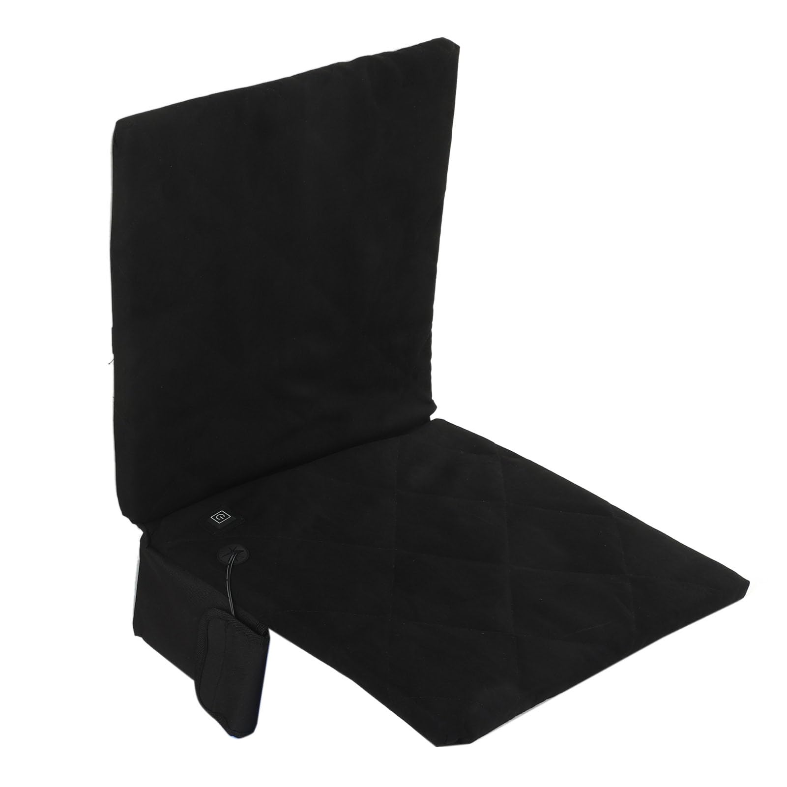 Cuscino Sedile Pieghevole Confortevole Riscaldamento 3 Livelli, Coprisedile Riscaldamento Elettrico Interfaccia USB, Tessuto Oxford Impermeabile