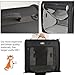 Wakytu 2-in-1 Faltbare Katzentransportbox Katze Auto Transport für Zwei Katzen Kleiner Hund Doppel-Haustiertragetasche Hochwertiger Stoff Good Stabilität Hundeautositz Reise Outdoor Camping ﻿