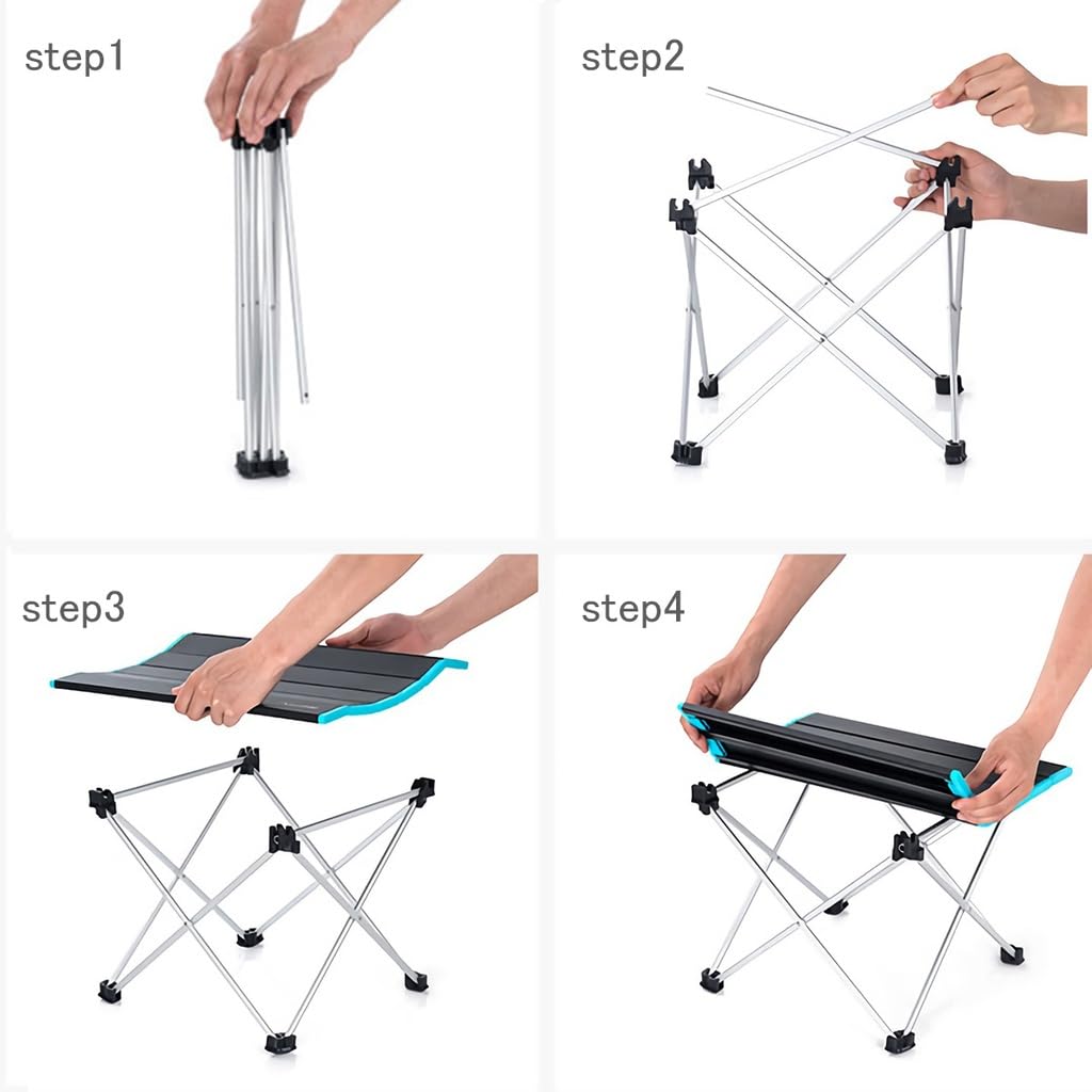 Amazon | Naturehike 折り畳みテーブル アルミ製 アウトドアテーブル