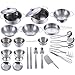 per Juguetes de Simulación Cocinar Utensilios de Cocina Juegos de rol Juguetes de Cocina Pretender Ollas Sartenes Kits de Acero Inoxidable para Niños