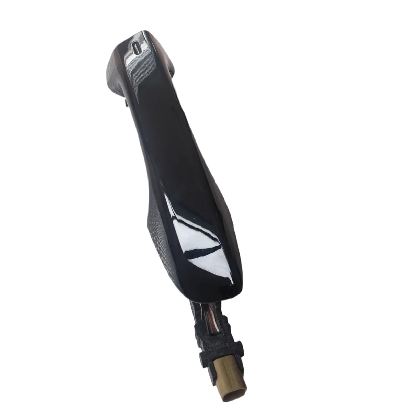 DUHNXUJ Car Door Handle for VW for Passat B8 for Tiguan Mk2 Car Comfort Access Exterior Door Handle Keyless 4pin(Black Right)