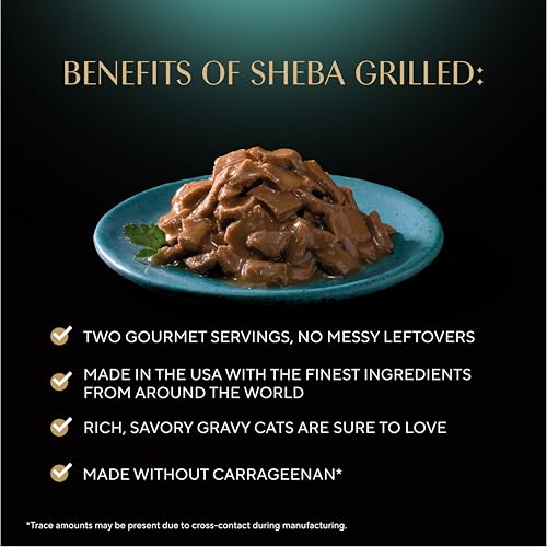 Sheba Perfect Portions Grilled Bites Wet Cat Food, Tuna, 2.6 oz, 24 ct - image 3