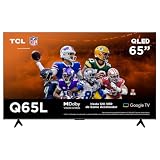 TCL Smart TV 65' 65Q65L QLED 4K UHD Google TV, Dolby Vision, HDR10+, Dolby Atmos, Control por Voz, Wi-Fi, Bluetooth