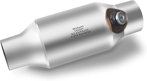 Miniatura 6 de Convertidor catalítico universal de 2 pulgadas de entradasalida convertidor catalítico frontal de alto flujo universal con puerto O2 de ajuste