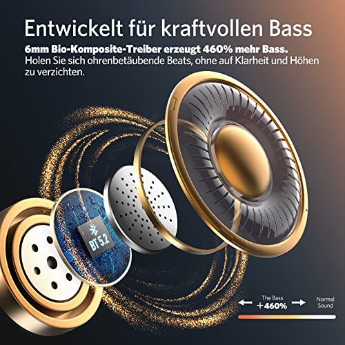 EarFun Bluetooth Kopfhörer in Ear, Free Pro 2 In Ear Kopfhörer Kabellos mit 6 Mics QuietSmart™ 2.0 Hybrid Active Noise… - Image 5