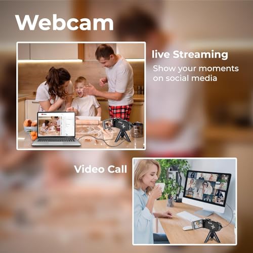 Camcorder Video Camera, Digital Camera 1080P 18X Digital Zoom Cam Corder with Fill Light, 3" 270° Rotatable Screen Webcam Anti-Shake 48MP Vlogging Camera for YouTube with 32GB Card & Battery - Image 6