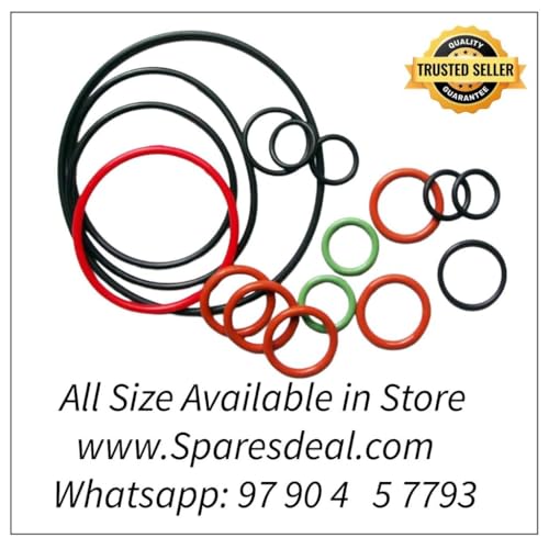 Image of O Rings Internal Diameter ID 2MM X Thickness 1MM Nitrile Butadiene Rubber NBR (Pack of 100) for Automotive