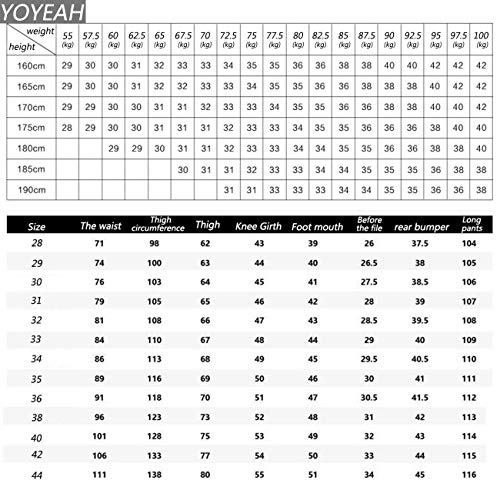 Yoyeah Men's Relaxed Fit Jean Comfortable Loose Fit Straight Leg Jeans Golden 38 #TOP6