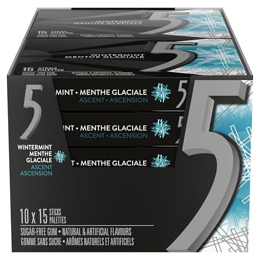 Wrigley 5 Ascent Escalating Wintermint, 10ct/150 sticks total