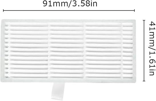 spare Hepa Filter, Compatible For Eufy Robot Vacuum Omni C20, Robot Vacuum And Mop Combo Replacement Part(8 Pieces)