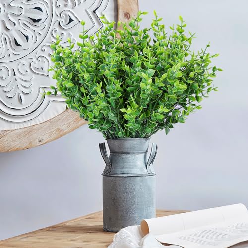 Image of AmyHomie 20 PCS Artificial Flowers for Outdoors, UV Resistant Fake Plants