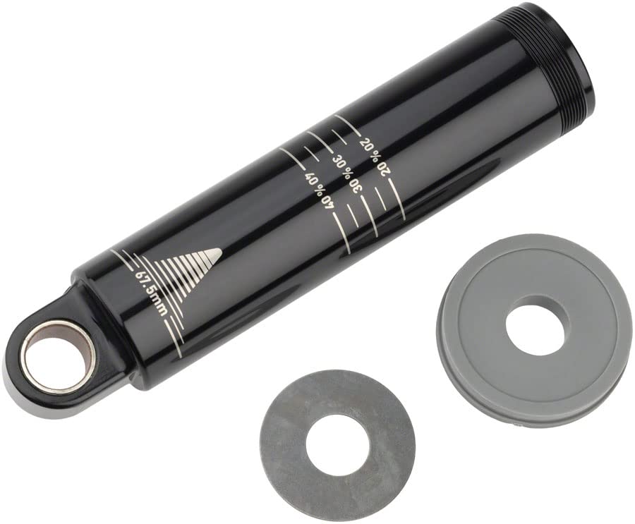 RockShox Rear Shock Damper Body - Standard Eyelet, 67.5mm w/Hydraulic Bottom Out, 7.5mm Travel Spacer, Super Deluxe C1+