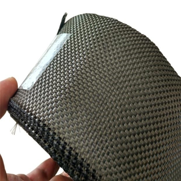 Premium Black Carbon Fiber Fabric Braid Belt - 20mm/30mm Wide Plain Woven Cloth, 3K 280g, 1 Piece(25mmx3meters)
