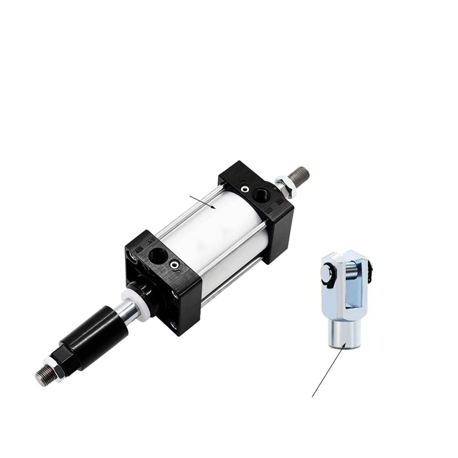 Cylindre pneumatique SCJ63x50-50 double action à alésage 63 mm pour force de poussée stable