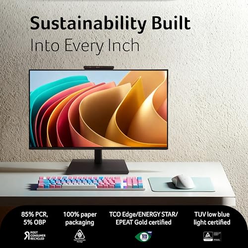 Image of Acer Smartchoice B277U D6 27 Inch WQHD 2560x1440 IPS Monitor | 120Hz | 5MP IR Webcam | HDR10, Delta E<1, DCI-P3 90% | Ergonomic Stand | USB Hub 3.2x3+USB-B (1up 3down) | PIP /PBP, Speakers, Eye Care