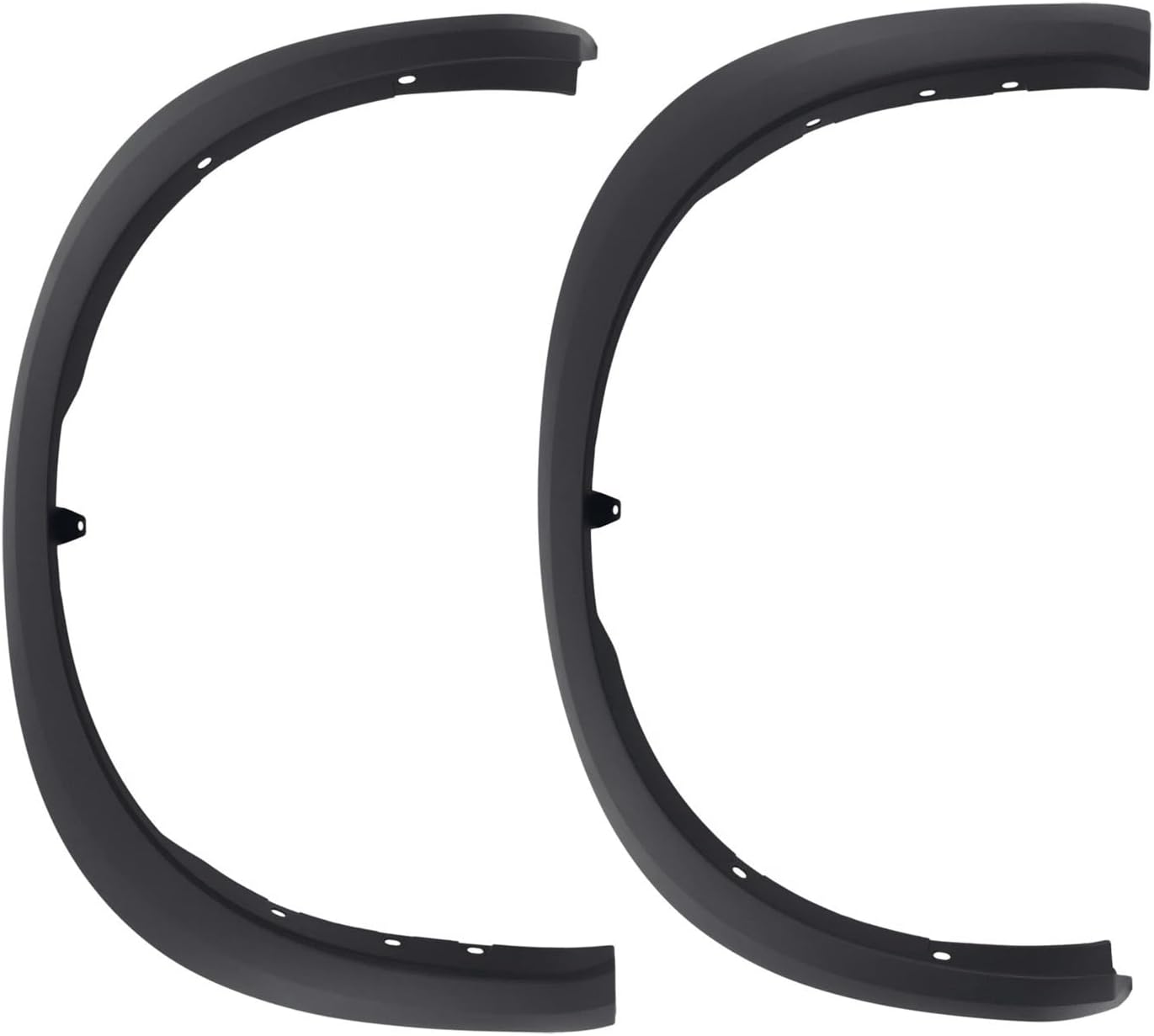 Front Fender Flares Moulding Trim Wheel Opening Molding Set of 2 Replacement for Nissan Pathfinder 2022 2023 2024 3.5L V6 Textured Black Plastic Replace# 638606TA0A 638616TA0A NI1290109 NI1291109