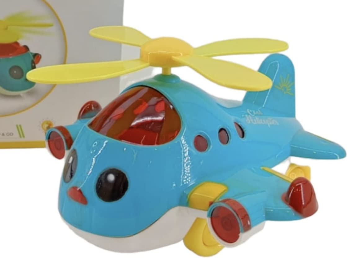 Prancing Unicorn Helicopter Airplane Musical Toys for Kids, Babies Age 2-3-4-5 Year with Lights, Electric Moving Cool Baby Development Toy Plane Gift to Encourage Crawling (Blue) (B0BS782J14) Amazon Price History, Amazon Price Tracker