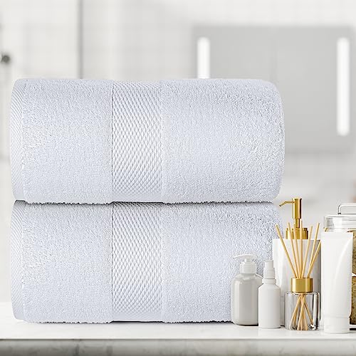 White Classic Luxury Bath Sheets Towels For Adults Extra Large thumb #5